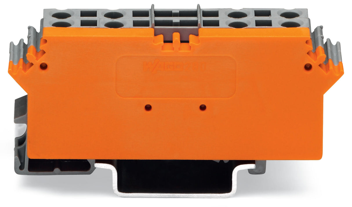 WAGO Verteilerblock 1Etage 8kl gr 10A Serie 280 280-762 TS35