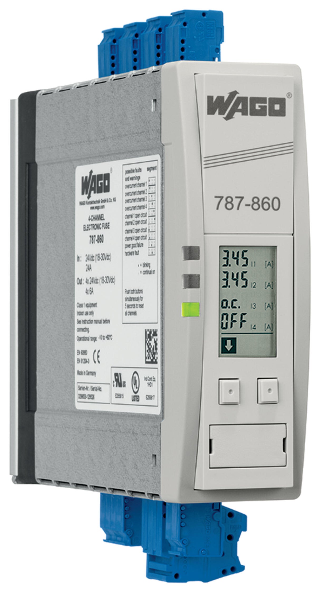 WAGO Gleichstromversorgung 24V 144W 6A Serie 787 787-860 f.Tragschien IP20