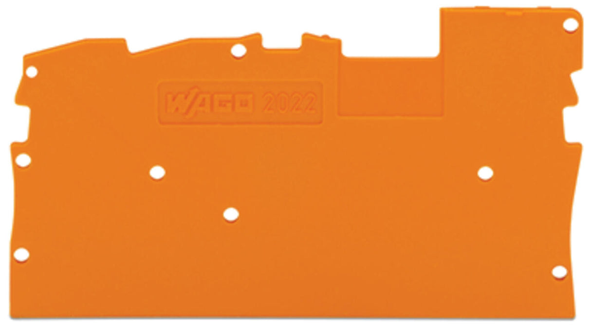 WAGO Abschl/Zwischenplatte rastb or Serie 2022 2022-1392
