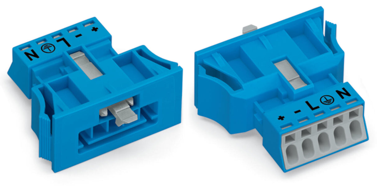 WAGO Gerätestecker 5p ger Snap/schraub Serie 890 890-2115 Federzug 400V 13A
