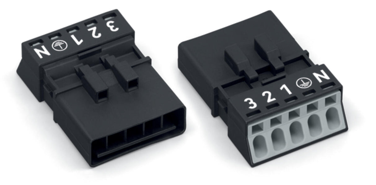 WAGO Steckverbinder Gebäude Stecker 5p Serie 890 890-215 Federzug 400V 13A