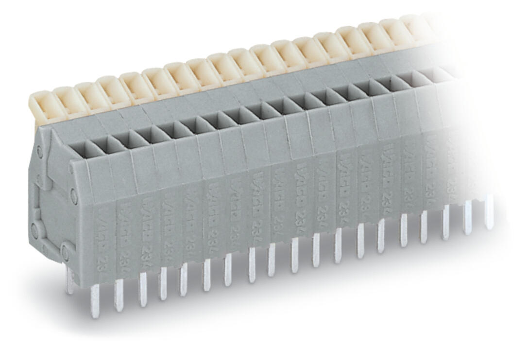 WAGO Printklemme 16f 1re gr RM=2,5 Serie 234 234-216 Federzug/Löt 0,25qmm