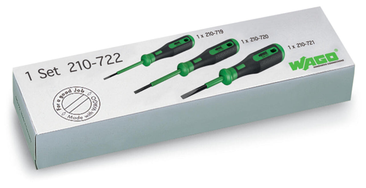 WAGO Werkzeugset 3tlg Karton Serie 210 210-722