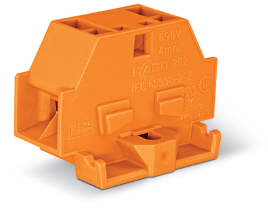 WAGO Klemmleiste 0,08-4qmm 24A 1p 12mm Serie 262 262-336 Thermopl or Federzug