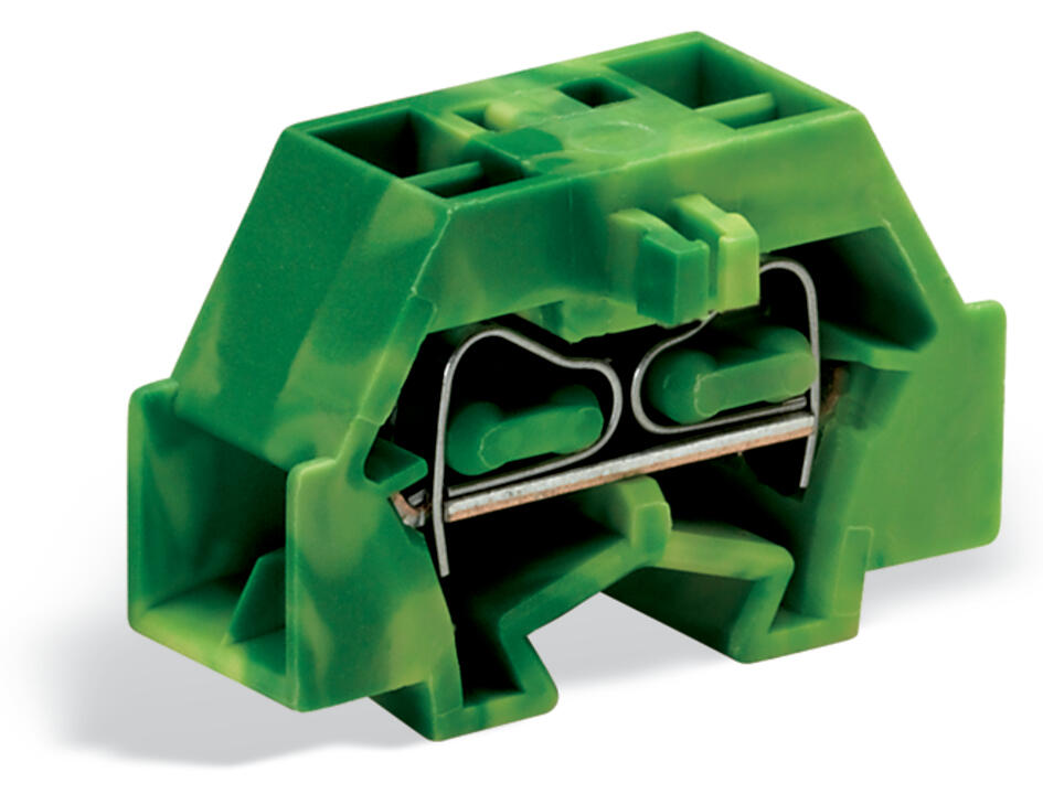WAGO Klemmleiste 0,08-1,5qmm 18A 1p 8mm Serie 260 260-357 Thermopl gn/ge