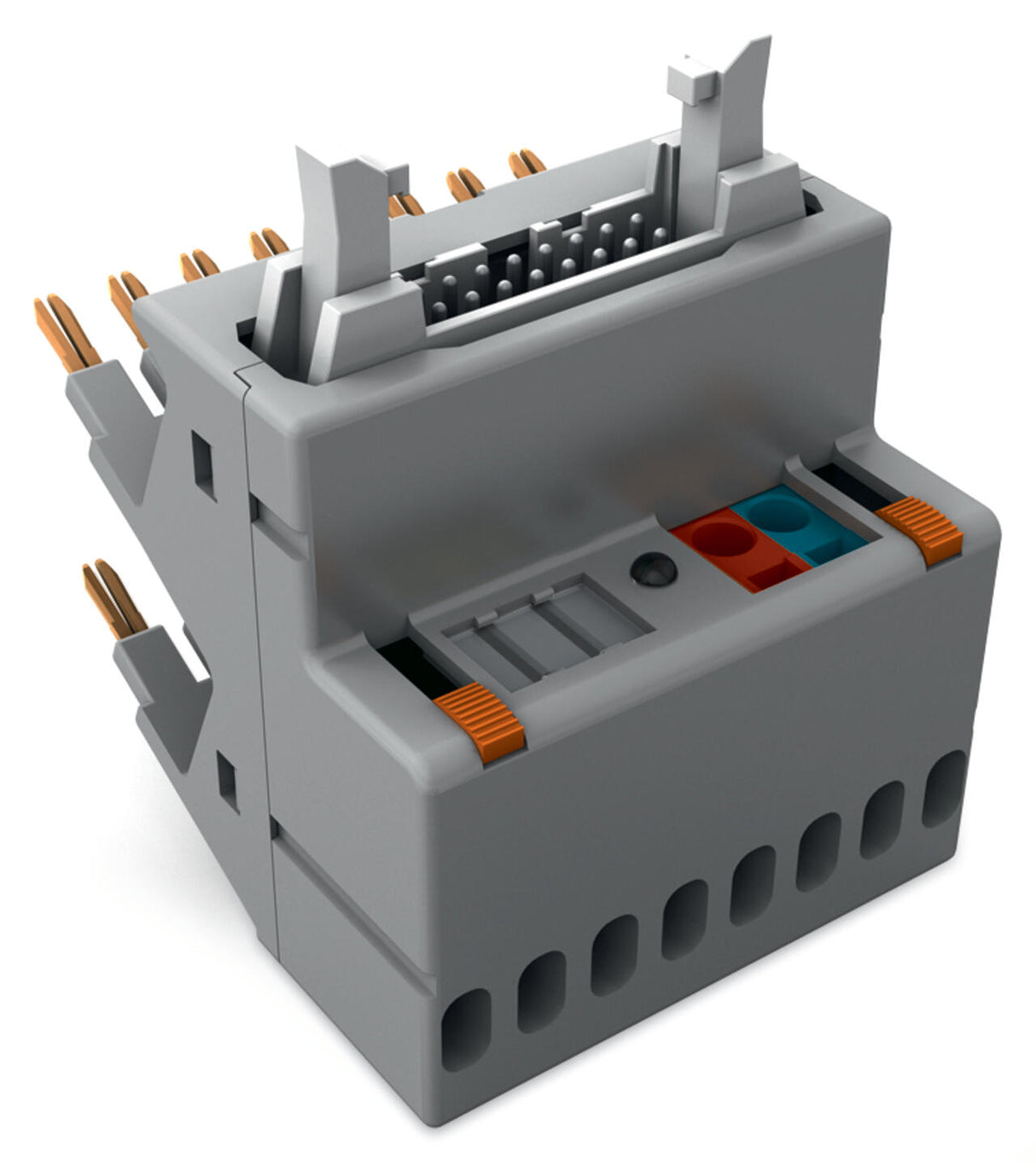 WAGO Übergabemodul 14p V 1A Steckanschl 8f,OUTPUT 857-982 Flachstecker