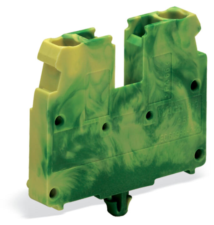 WAGO Klemmleiste 0,08-2,5qmm 24A 1p 5mm Serie 869 869-337 Thermopl gn/ge