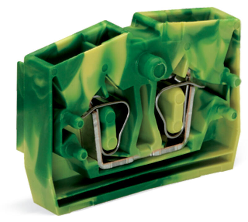 WAGO Klemmleiste 0,08-2,5qmm 24A 1p 6mm Serie 264 264-307 Thermopl gn/ge
