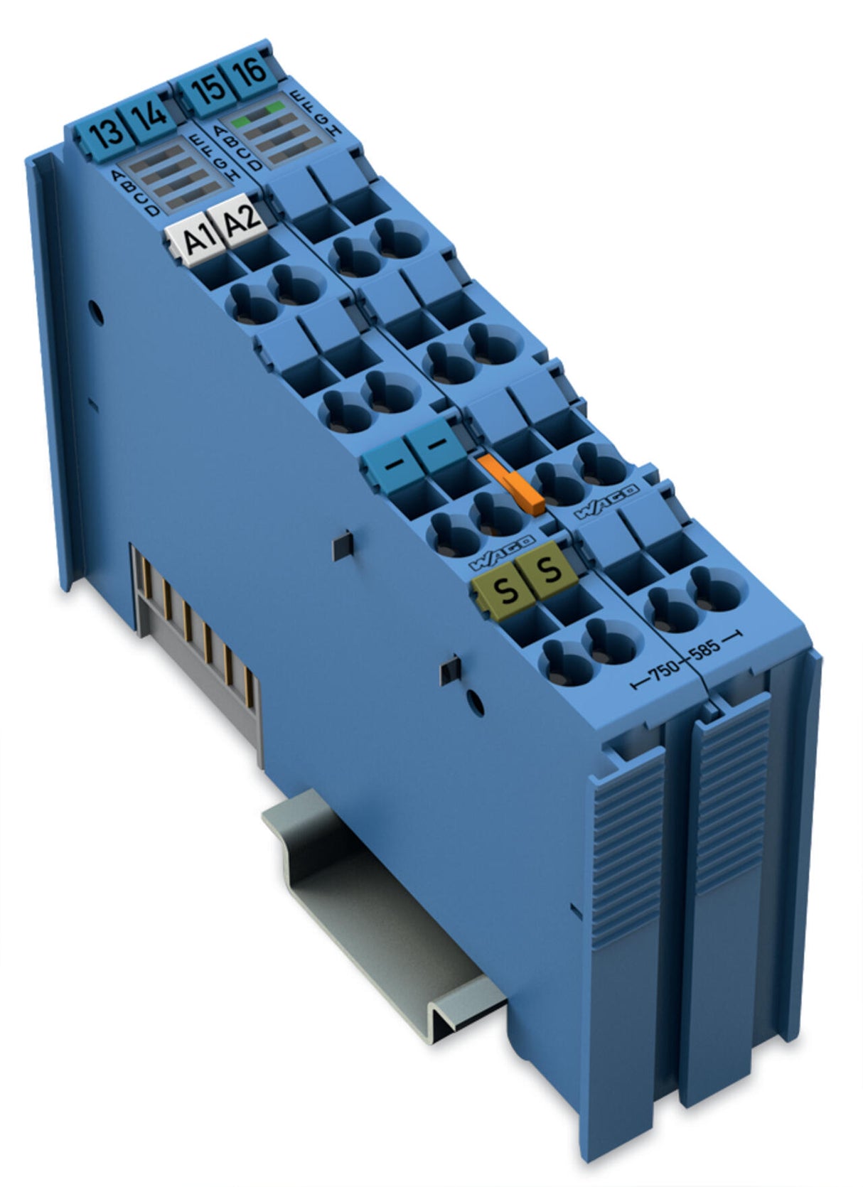 WAGO Analoges I/O-Modul DC 24V Federzug 750-585/040-000 Ausg.Strom