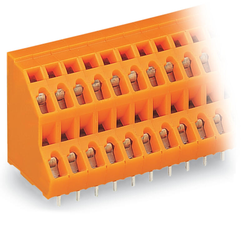 WAGO Printklemme 16f 2re or RM=5,08 Serie 736 736-308 Federzug/Löt