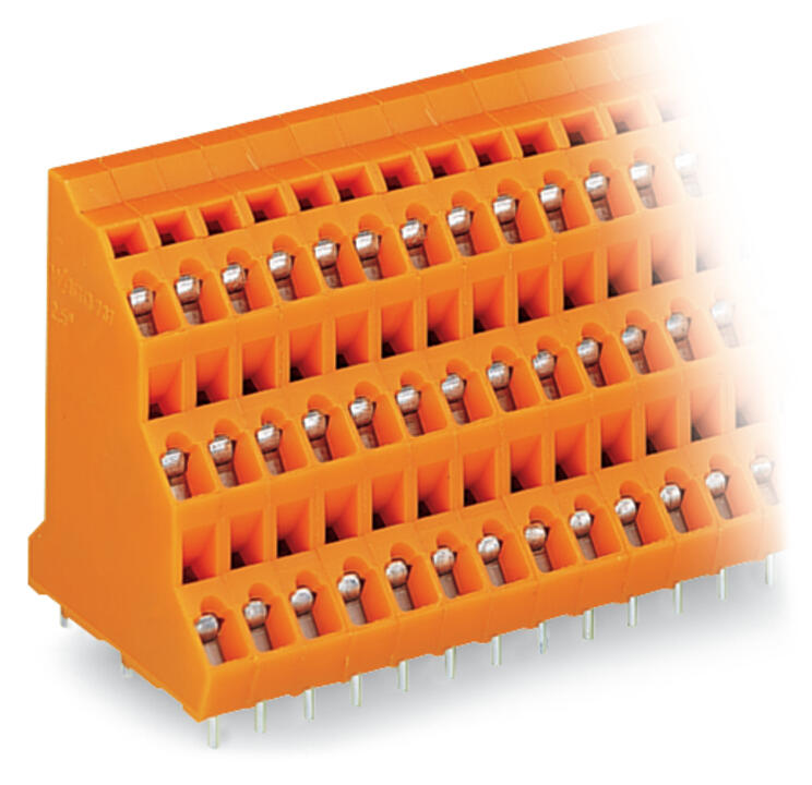 WAGO Printklemme 72f 3re or RM=5,08 Serie 737 737-324 Federzug/Löt