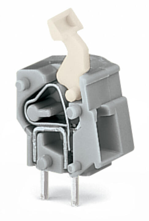 WAGO Printklemme 1f 1re lgr RM=7,62 Serie 257 257-853 Federzug/Löt