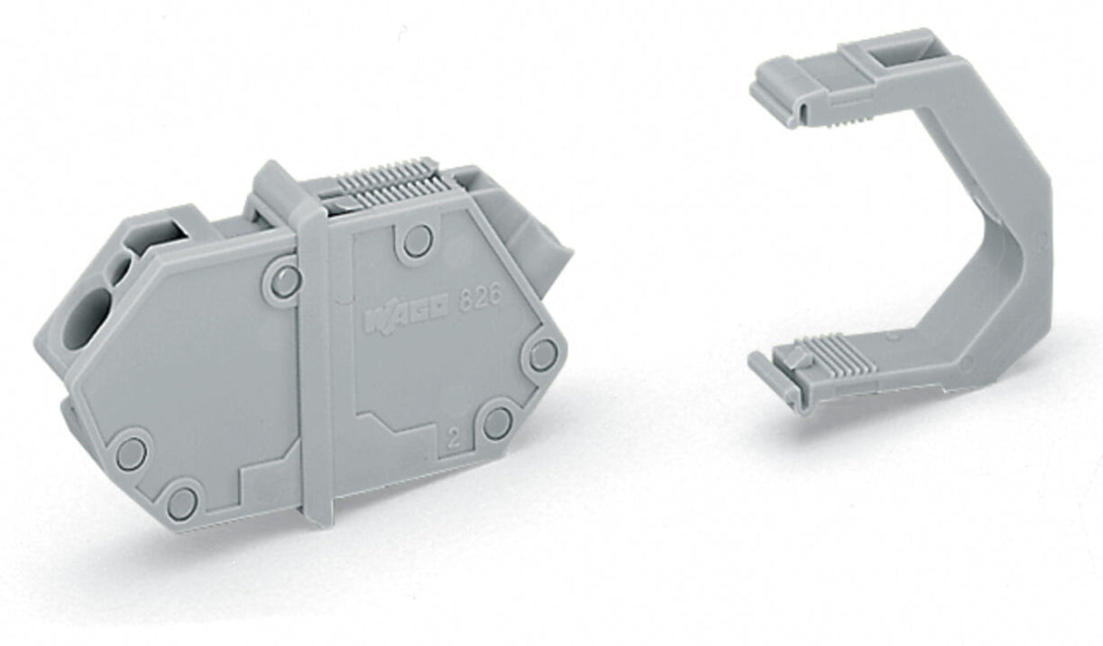 WAGO Klemmleiste 0,08-4qmm 32A 1p 7mm gr Serie 826 826-161 Thermopl Federzug