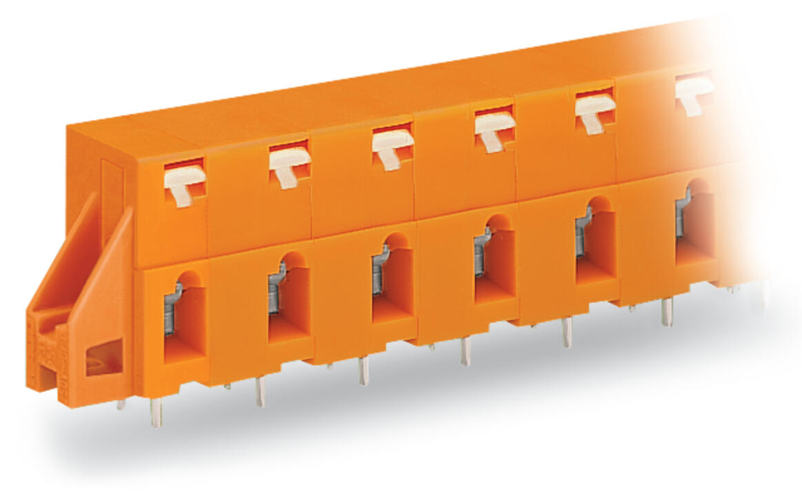 WAGO Printklemme 7f 1re or RM=10,16 Serie 741 741-627 Federzug/Löt