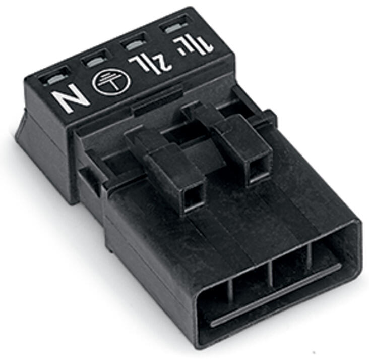 WAGO Steckverbinder Gebäude Stecker 4p Serie 890 890-214 Federzug 400V 16A