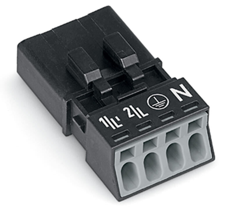 WAGO Steckverbinder Gebäude Stecker 4p Serie 890 890-214 Federzug 400V 16A