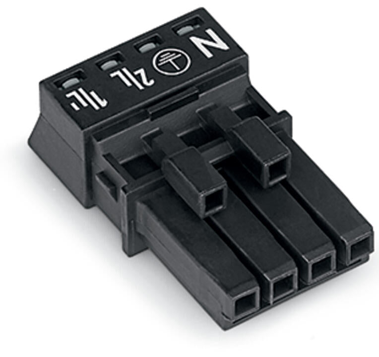 WAGO Steckverbinder Gebäude Buchse 4p Serie 890 890-204 Federzug 400V 16A