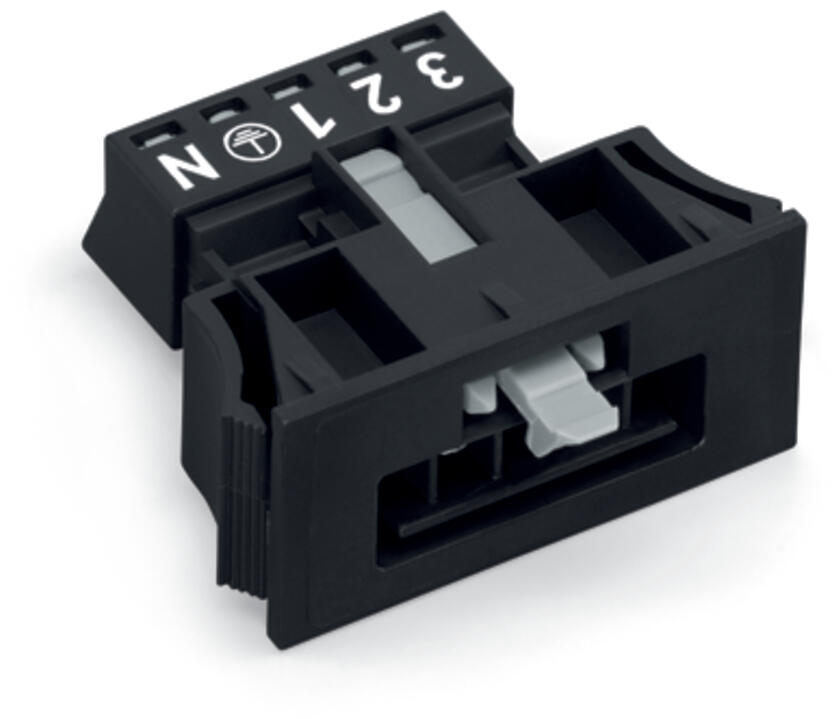 WAGO Gerätestecker 5p ger Snap/schraub Serie 890 890-715 Federzug 400V 13A hfr