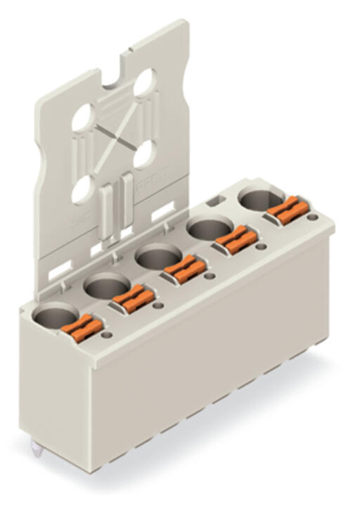 WAGO Platinenstecker Stift 5p lgr 1re Serie 2092 2092-3155 7,5mm zinn Löt