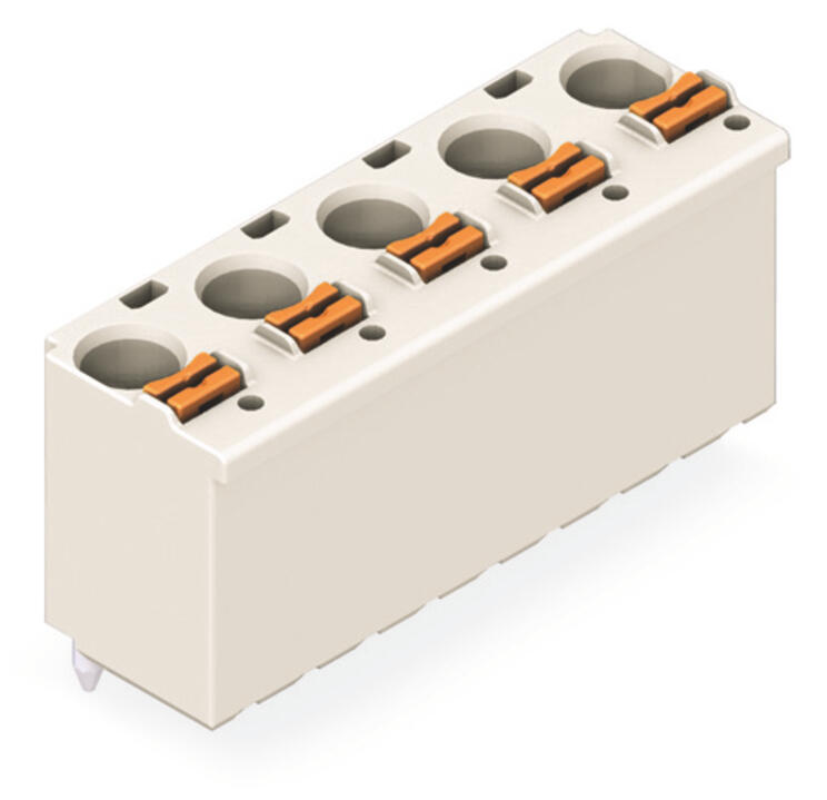 WAGO Platinenstecker Stift 5p lgr 1re Serie 2092 2092-3175 7,5mm zinn Löt