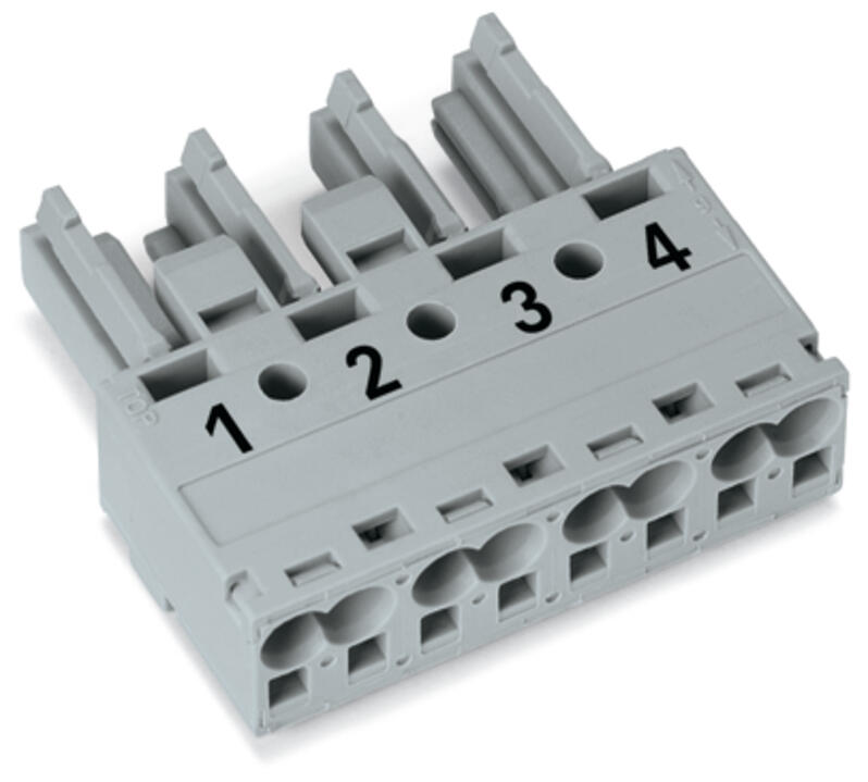 WAGO Steckverbinder Gebäude Buchse 4p Serie 770 770-244/060-000 Federzug 400V