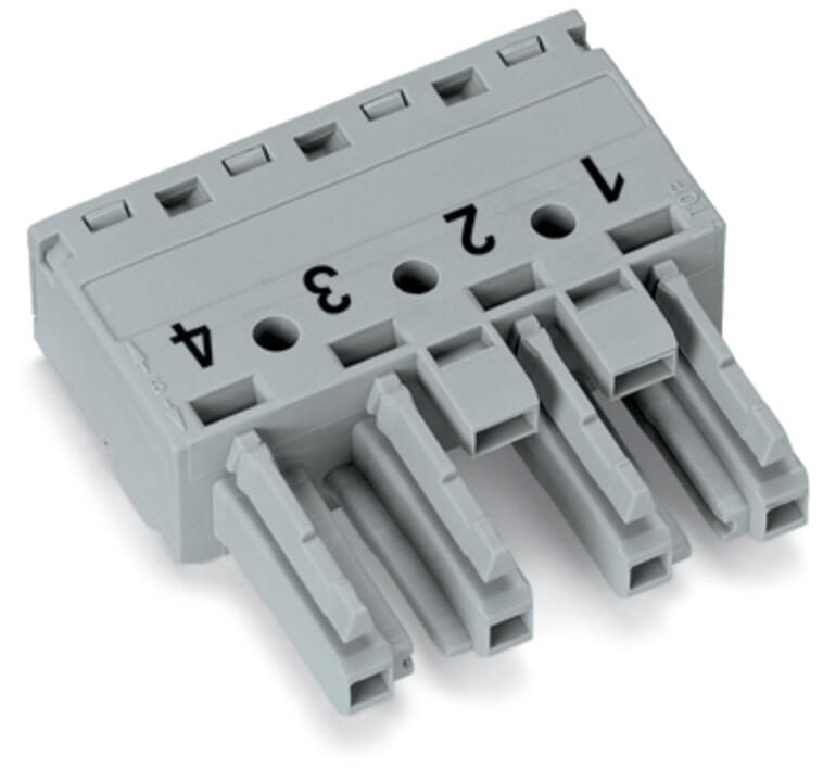 WAGO Steckverbinder Gebäude Buchse 4p Serie 770 770-244 Federzug 400V 25A