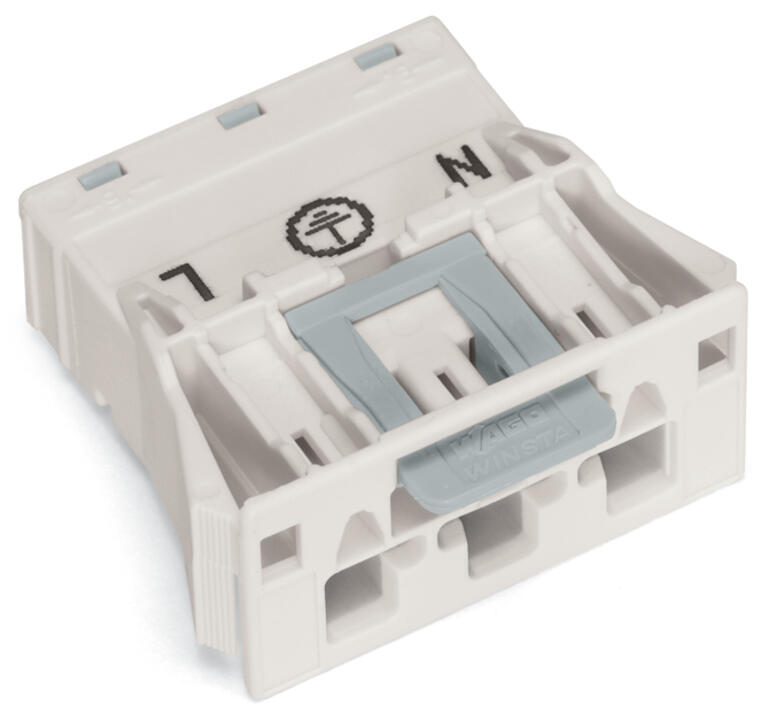 WAGO Gerätestecker 3p ger Einb/steck 25A Serie 770 770-733/007-000 Federzug 250V