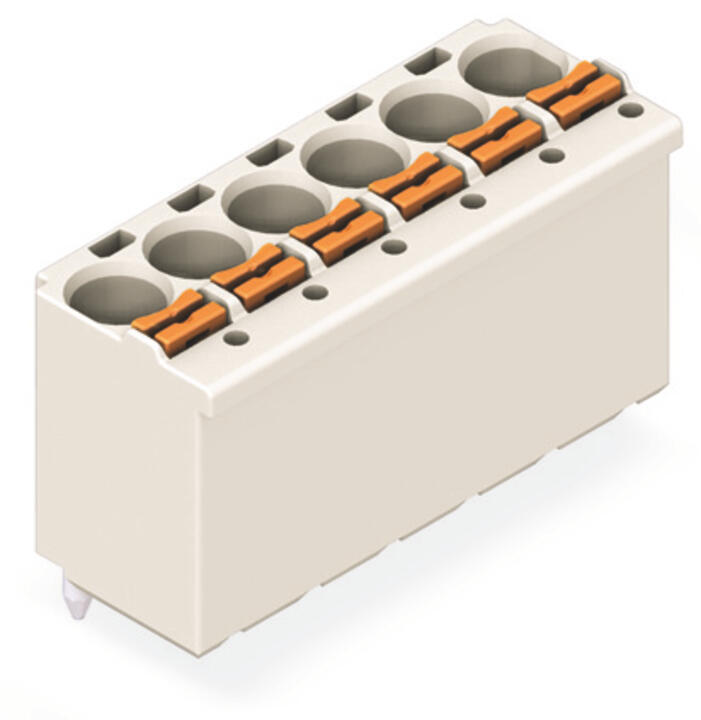 WAGO Platinenstecker Stift 6p lgr 1re Serie 2092 2092-1176/000-1000 5mm zinn