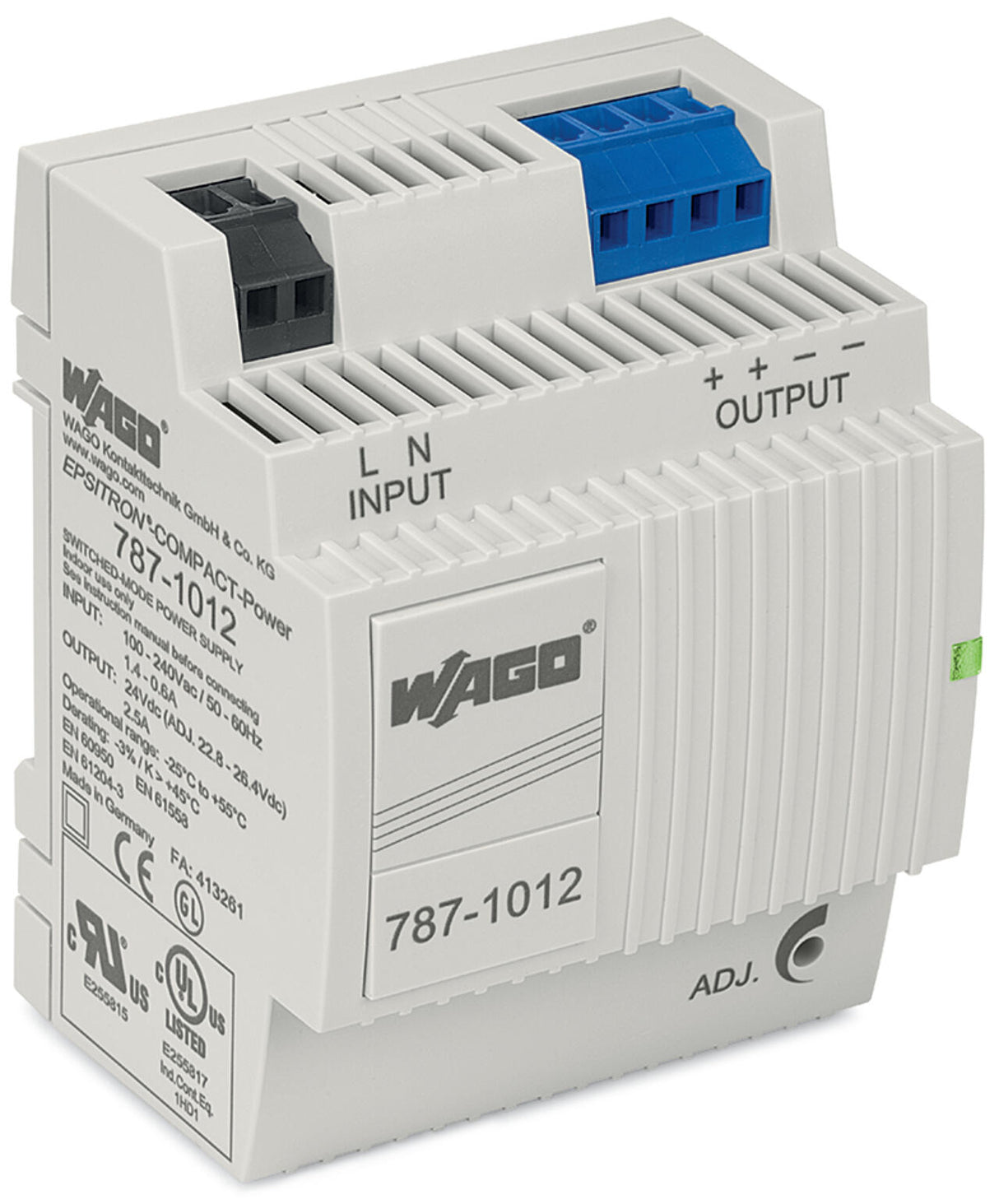 WAGO Gleichstromversorgung REG 60W 2,5A Serie 787 787-1012 22,8-26,4V 85-264VUC