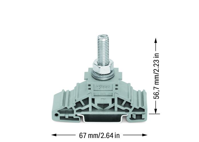WAGO Reihenklemme 1Etage 1kl gr 125A Serie 885 885-108 TS35