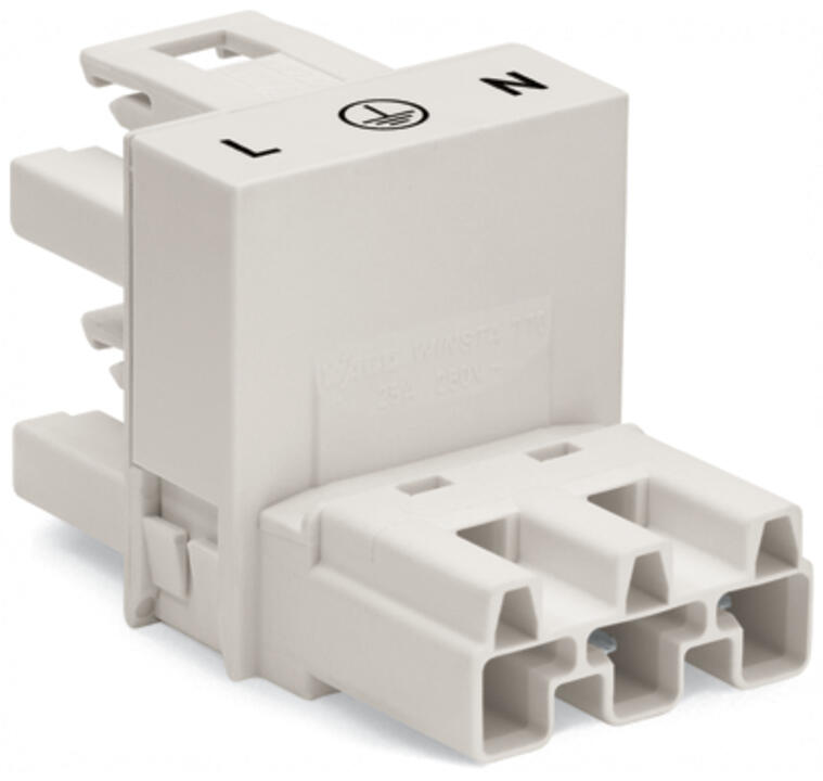 WAGO H-Verteiler PA 3Eing 3p 6Ausg 250V Serie 770 770-684 25A IP20 hfr
