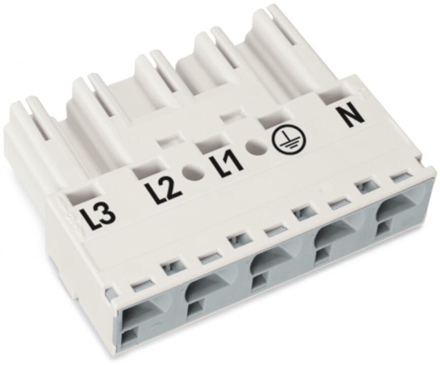 WAGO Steckverbinder Gebäude Stecker 5p Serie 770 770-435 Federzug 400V 25A
