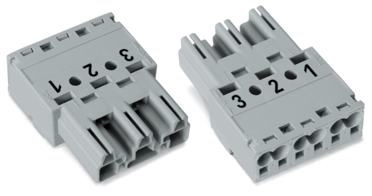 WAGO Steckverbinder Gebäude Stecker 3p Serie 770 770-253 Federzug 250V 25A