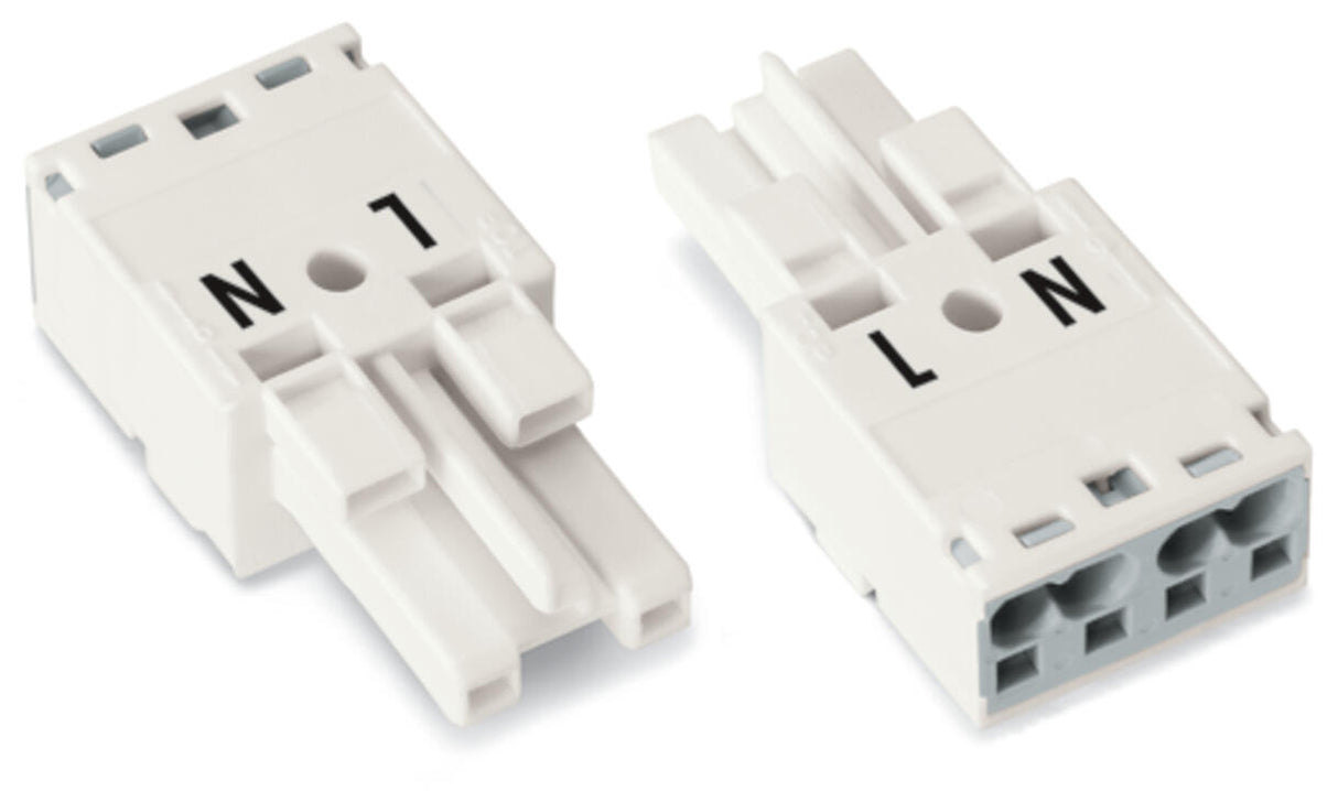 WAGO Steckverbinder Gebäude Buchse 2p Serie 770 770-222 Federzug 250V 25A