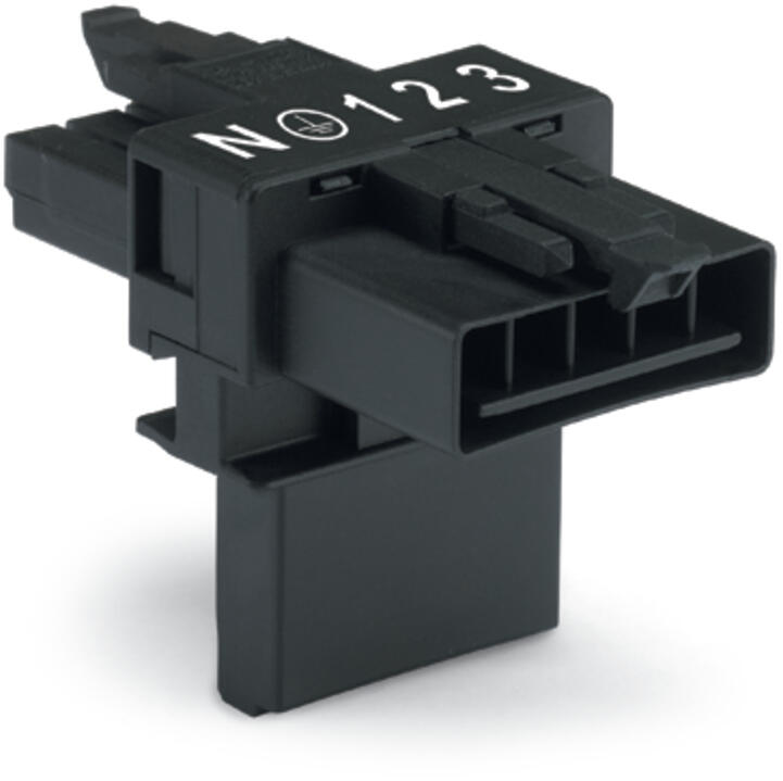 WAGO T-Verteiler PA 5Eing 5p 10Ausg 400V Serie 890 890-621 16A IP20 hfr