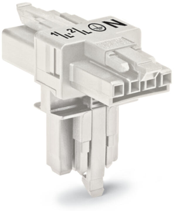 WAGO T-Verteiler PA 4Eing 4p 8Ausg 400V Serie 890 890-677 16A IP20 hfr