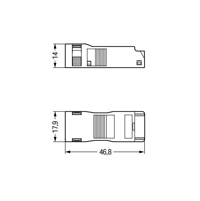 WAGO Zugentlastung Serie 890 890-503