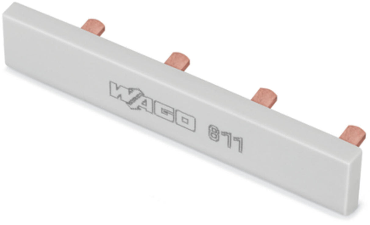 WAGO Querverbinder 10p gr steckb isol Serie 811 811-480 63A m.Berühr.schutz