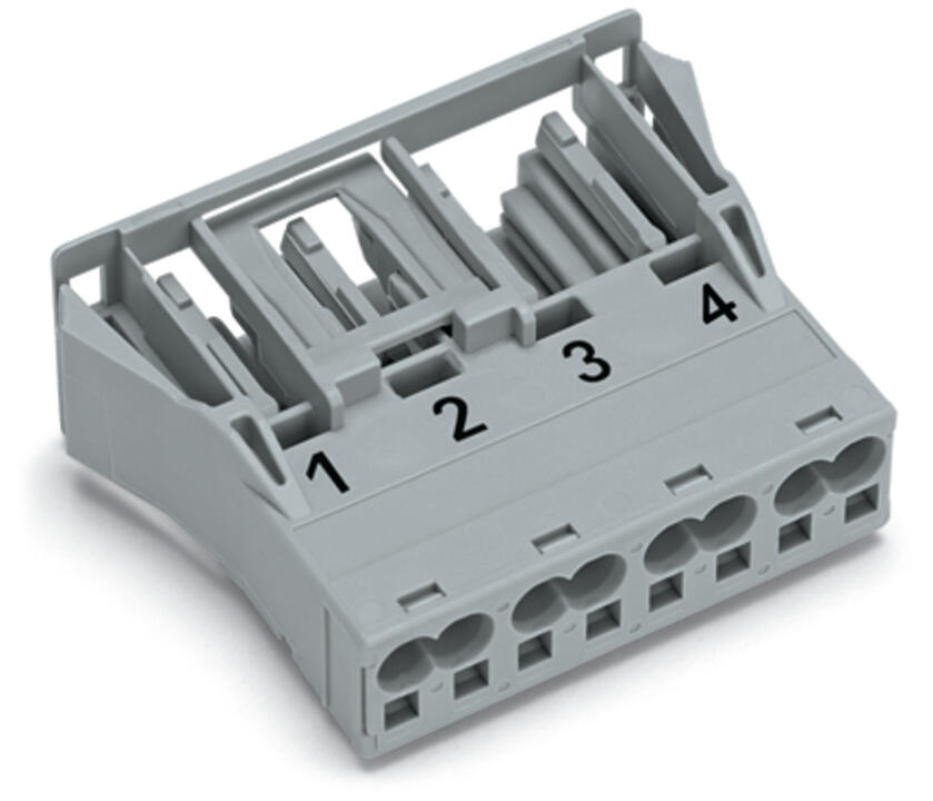 WAGO Gerätebuchse 4p ger Snap/schraub Serie 770 770-744/060-000 Federzug 400V