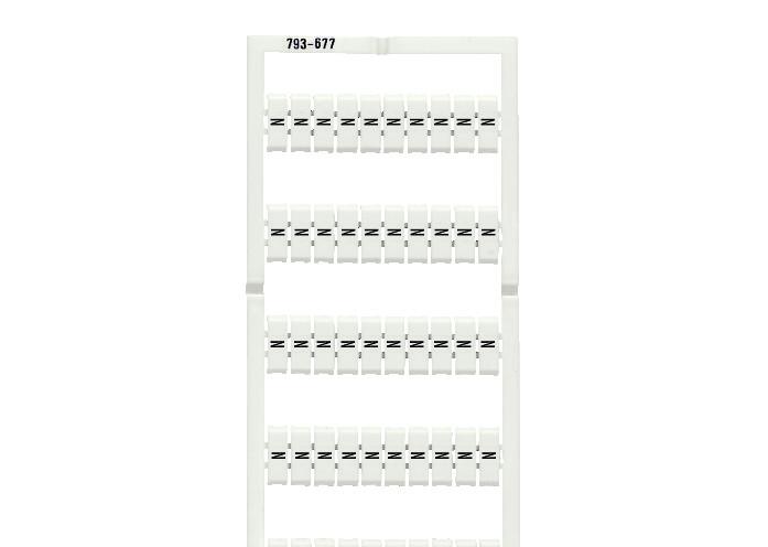 WAGO Klemmenmarkierung bl RM=5mm N vert Serie 793 793-5677/000-006