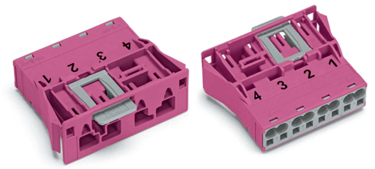 WAGO Gerätestecker 4p ger Snap/schraub Serie 770 770-794 Federzug 400V 25A hfr
