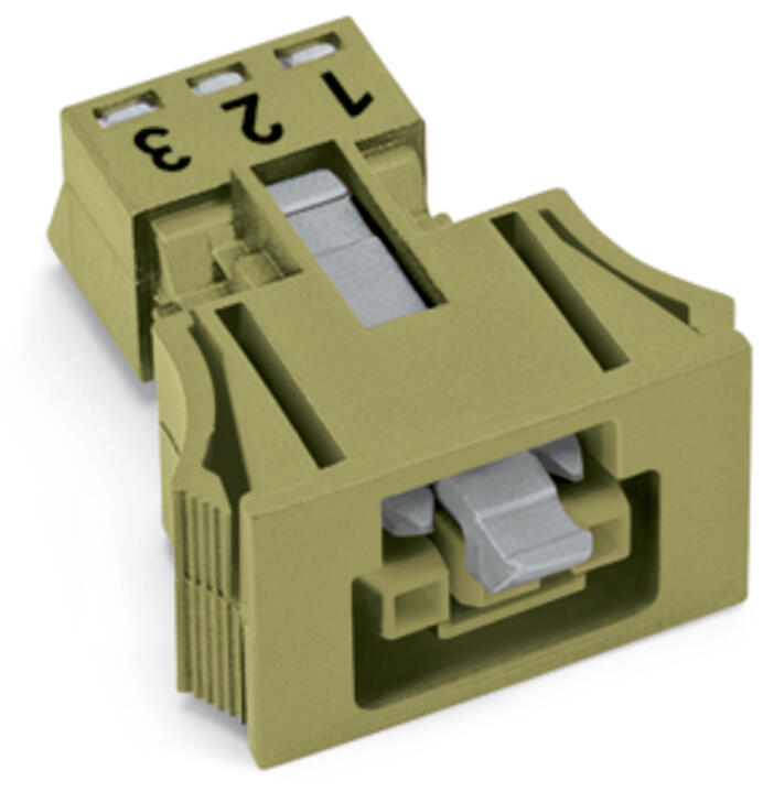 WAGO Gerätebuchse 3p ger Snap/schraub Serie 890 890-763/071-000 Federzug 250V