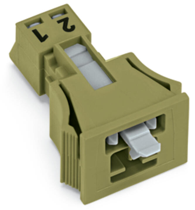 WAGO Gerätestecker 2p ger Snap/schraub Serie 890 890-772 Federzug 250V 16A hfr