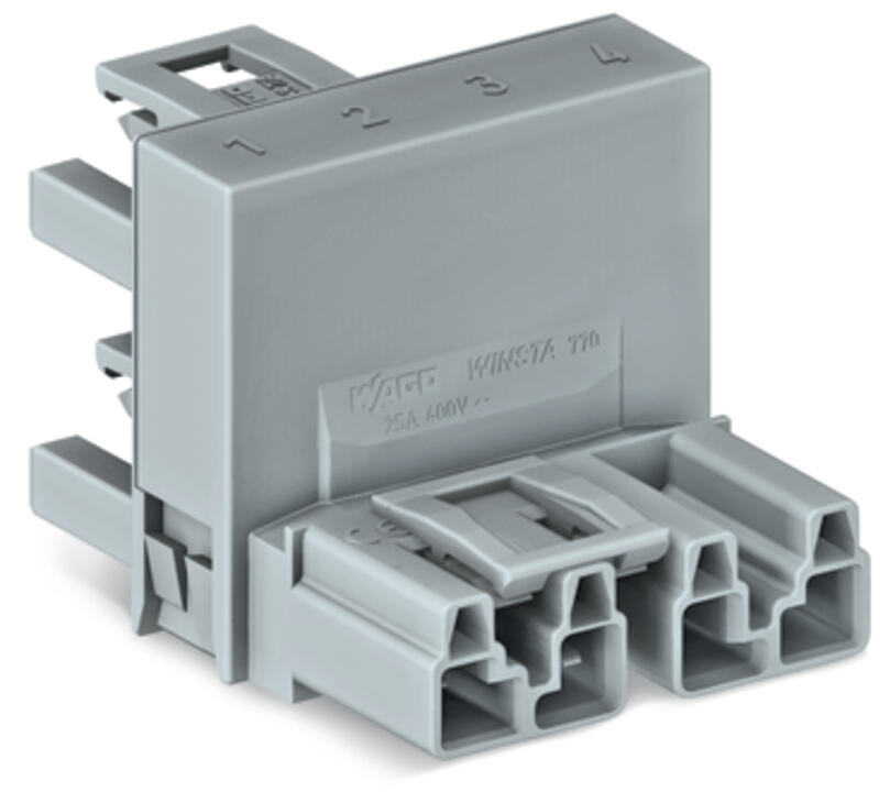 WAGO H-Verteiler PA 4Eing 4p 8Ausg 400V Serie 770 770-1781 25A IP20 hfr