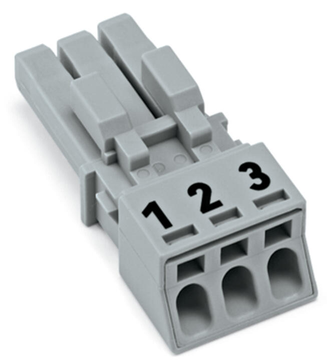 WAGO Steckverbinder Gebäude Buchse 3p Serie 890 890-243/062-000 Federzug 250V