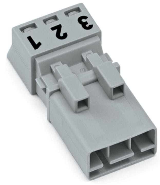 WAGO Steckverbinder Gebäude Stecker 3p Serie 890 890-253/062-000 Federzug 250V