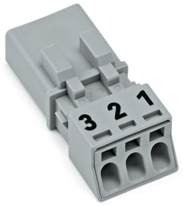 WAGO Steckverbinder Gebäude Stecker 3p Serie 890 890-253 Federzug 250V 16A