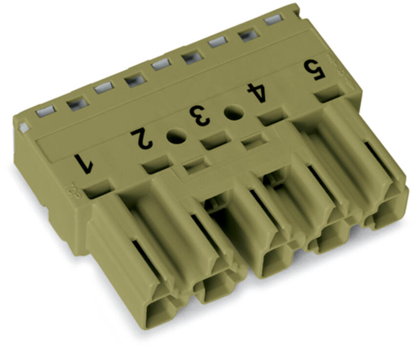WAGO Steckverbinder Gebäude Stecker 5p Serie 770 770-275 Federzug 400V 25A