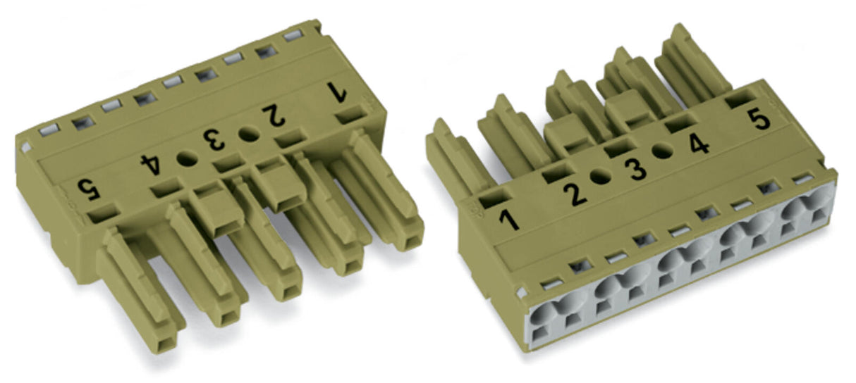 WAGO Steckverbinder Gebäude Buchse 5p Serie 770 770-265 Federzug 400V 25A