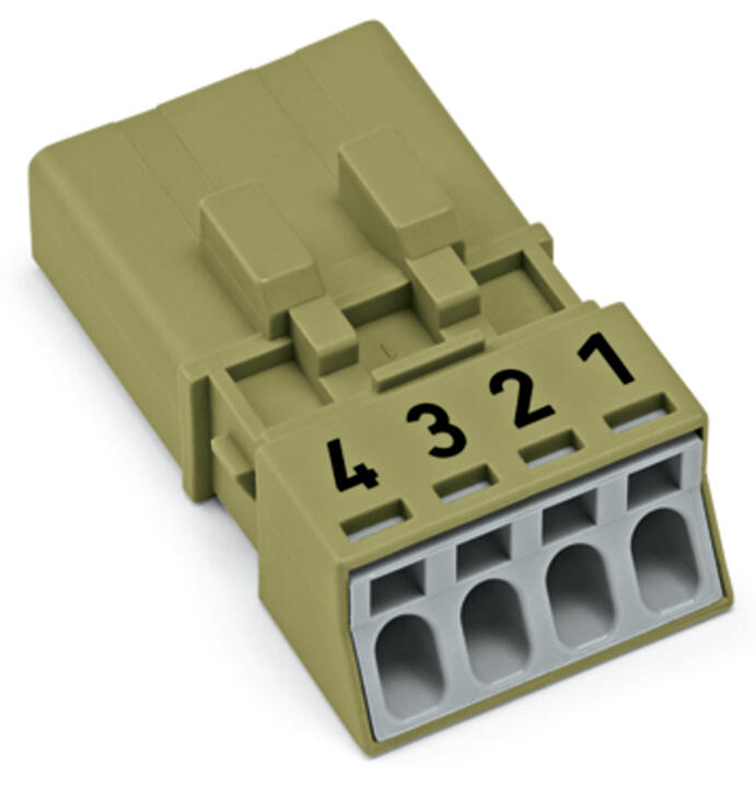 WAGO Steckverbinder Gebäude Stecker 4p Serie 890 890-274/072-000 Federzug 400V